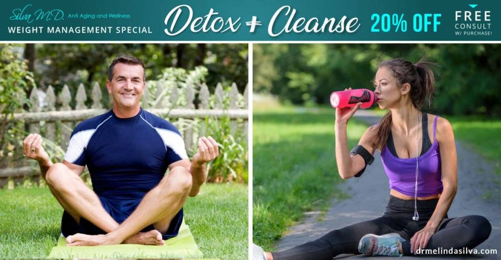 Dr. Melinda Silva MD Weight Management Special. Detox + Cleanse 20% off.