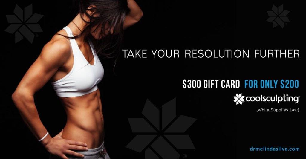 coolsculpting gift card $300 for $200 Dr. Melinda Silva MD