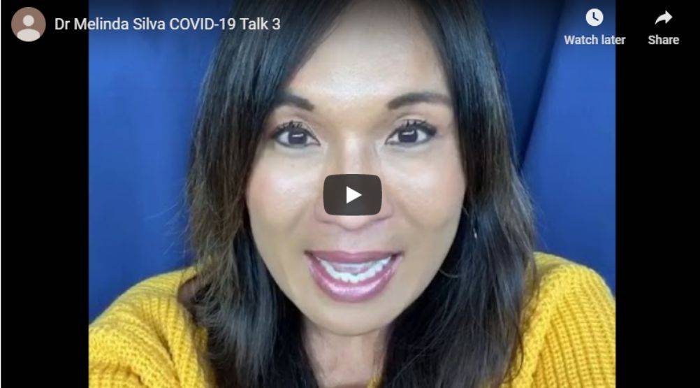 Covid-19 Talk 3 Dr. Melinda Silva MD Video