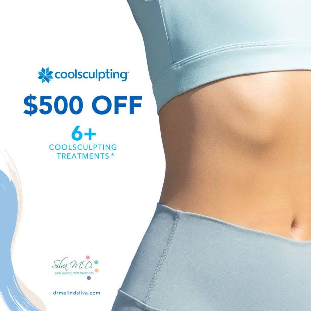 Dr. Melinda Silva MD - Coolsculpting 500 Off Promotion Poster