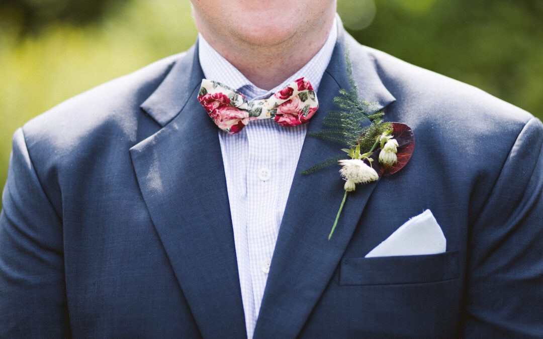 close-up of man wearing a suit